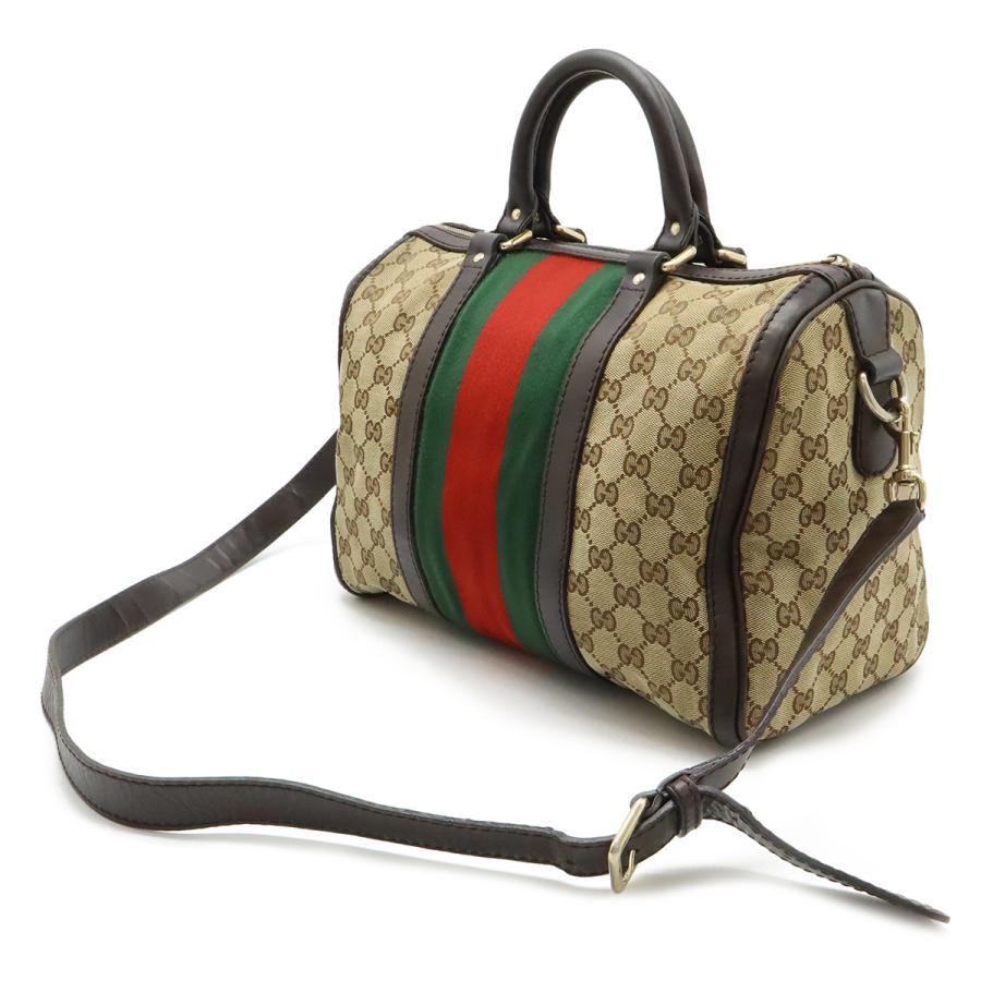 GUCCI（グッチ） GGキャンバス シェリーライン ハンドバッグ ミニ