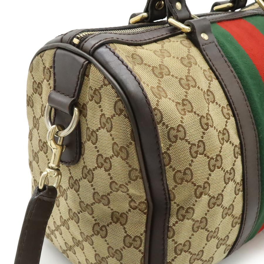 GUCCI（グッチ） GGキャンバス シェリーライン ハンドバッグ ミニ