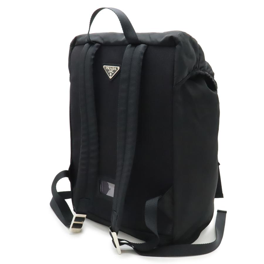 PRADA プラダ リュックサック バックパック デイパック ナイロン NERO 黒 ブラック シルバー金具 国内ブティック購入品 V135 | PRADA | 01
