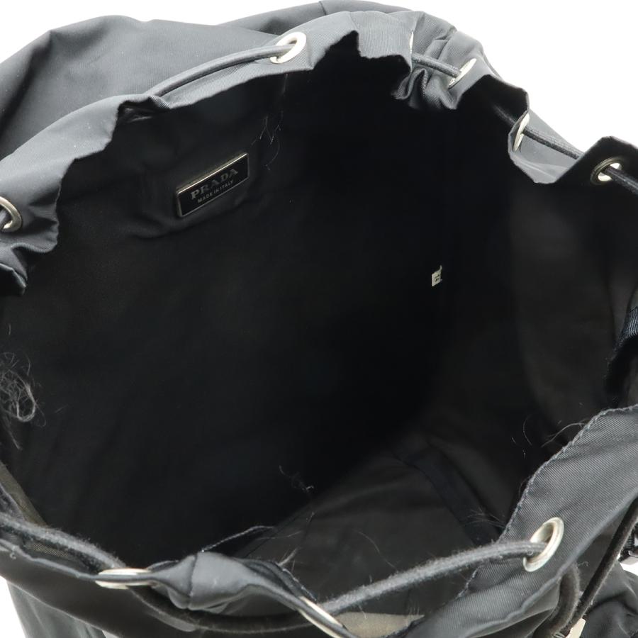 PRADA プラダ リュックサック バックパック デイパック ナイロン NERO 黒 ブラック シルバー金具 国内ブティック購入品 V135 | PRADA | 05
