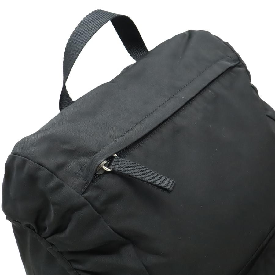 PRADA プラダ リュックサック バックパック デイパック ナイロン NERO 黒 ブラック シルバー金具 国内ブティック購入品 V135 | PRADA | 07