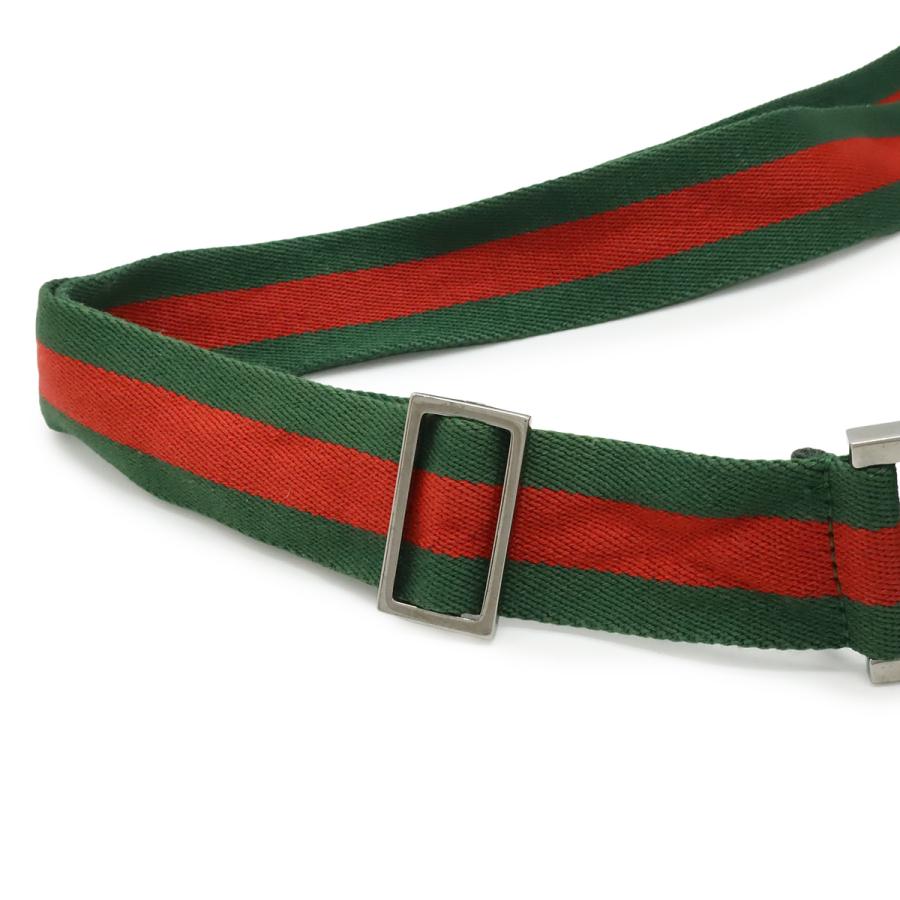 GUCCI グッチ GGキャンバス シェリーライン ウェブライン ショルダーバッグ 斜め掛け レザー ブラック 黒  189751 | GUCCI | 04