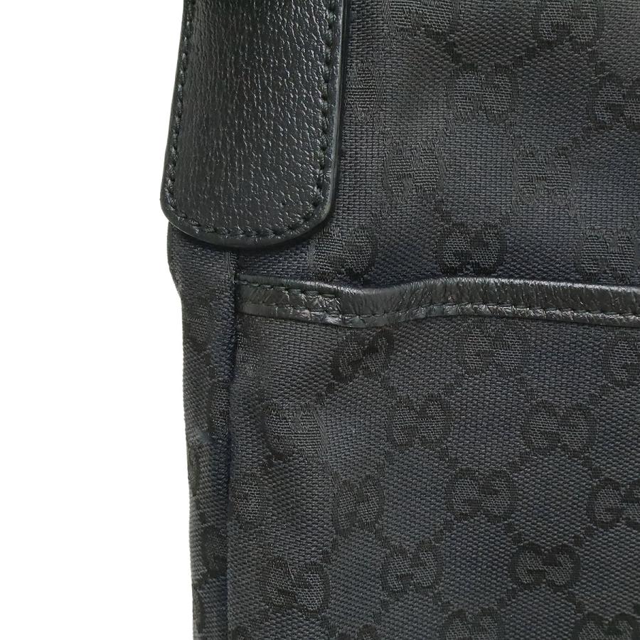 GUCCI グッチ GGキャンバス シェリーライン ウェブライン ショルダーバッグ 斜め掛け レザー ブラック 黒  189751 | GUCCI | 08