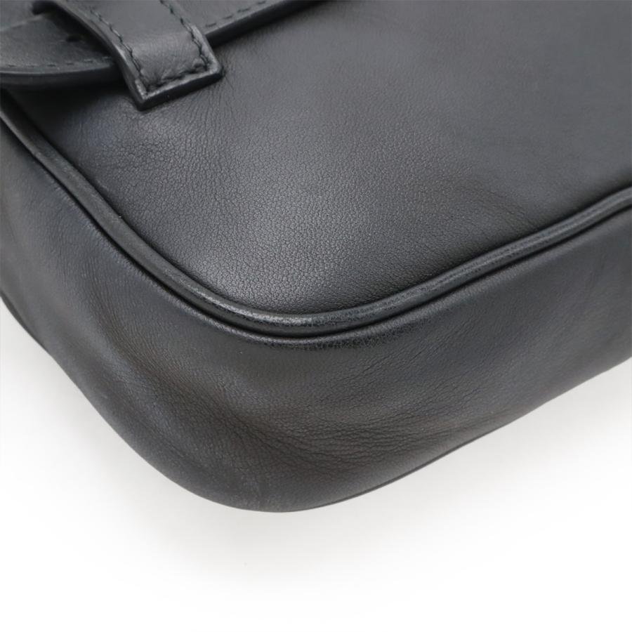 BOTTEGA VENETA ボッテガ ヴェネタ ボッテガベネタ イントレチャート ウエストバッグ ボディバッグ 2WAY ポーチ レザー ブラック 黒 | BOTTEGA VENETA | 02