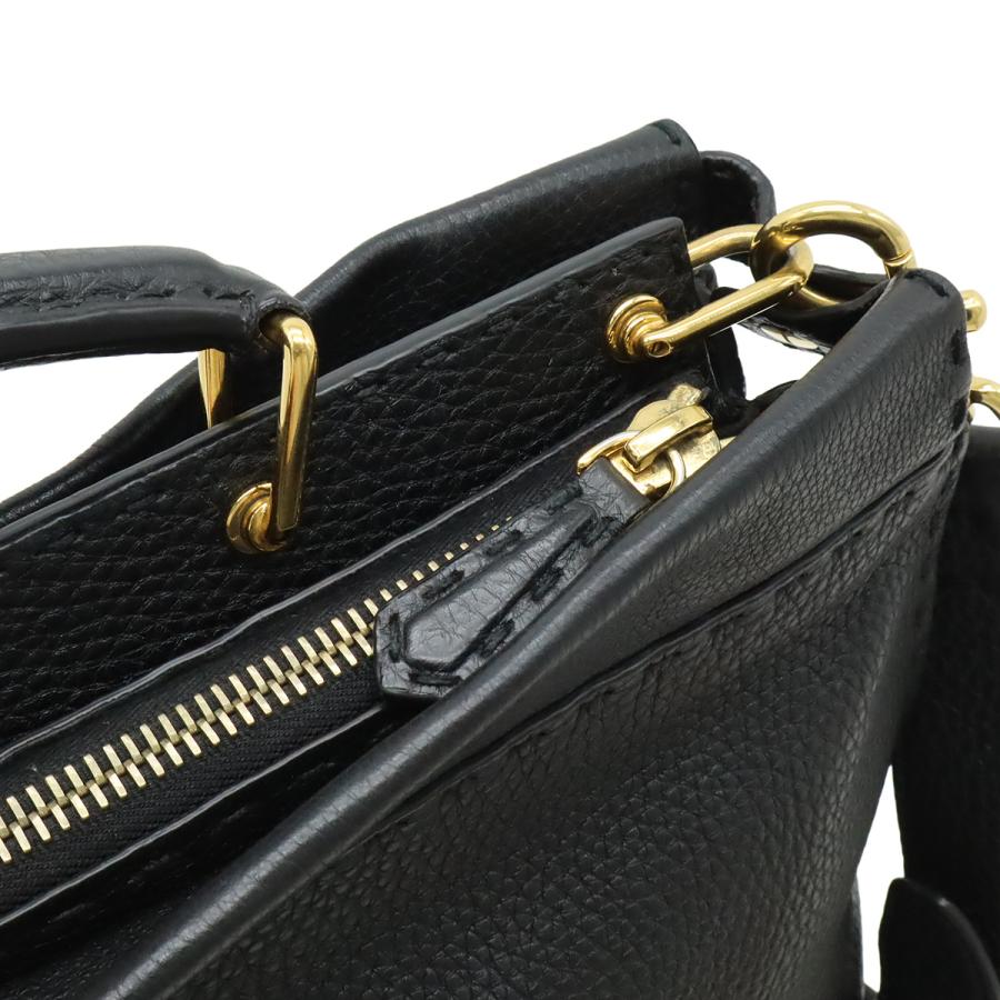 FENDI フェンディ セレリア ピーカブー フィット ビジネスバッグ ブリーフケース ハンドバッグ 2WAY ショルダーバッグ レザー ブラック | FENDI | 06