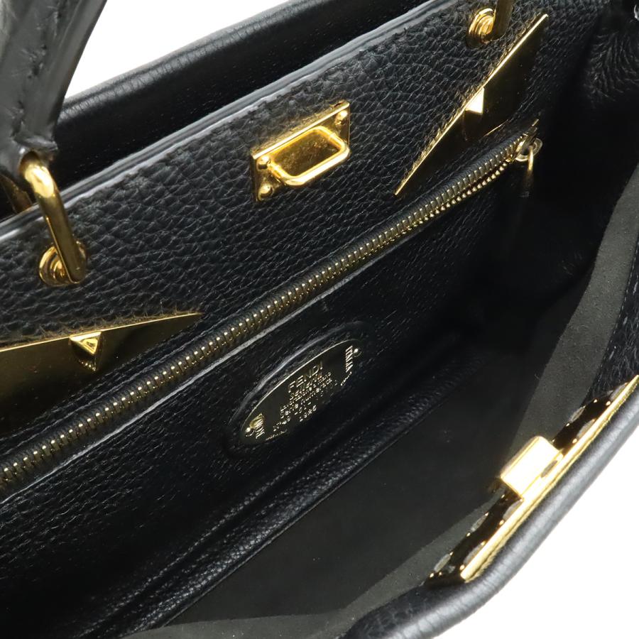 FENDI フェンディ セレリア ピーカブー フィット ビジネスバッグ ブリーフケース ハンドバッグ 2WAY ショルダーバッグ レザー ブラック | FENDI | 08