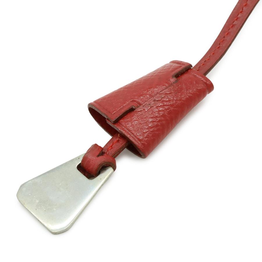 HERMES エルメス ミニクロシェット ヴォーエプソン レザー レッド 赤 ミニプレート付き | HERMES | 03