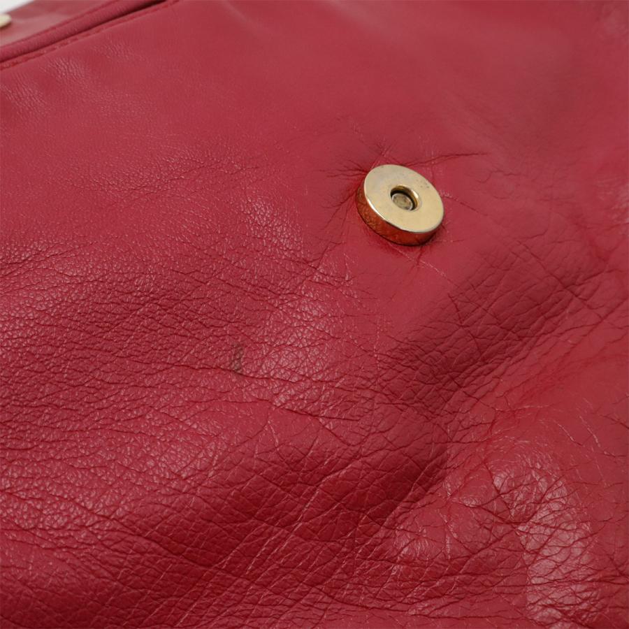 LOEWE ロエベ アナグラム ポシェット ショルダーバッグ 2WAY ポーチ 斜め掛け レザー ピンク ゴールド金具 | LOEWE | 08