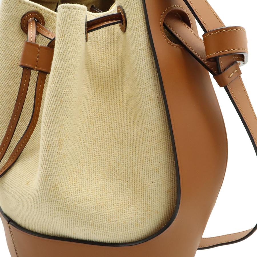 LOEWE ロエベ バルーンバッグ ショルダーバッグ 2WAY ハンドバッグ キャンバス レザー ベージュ タン ブラウン 326.38AC30 | LOEWE | 06