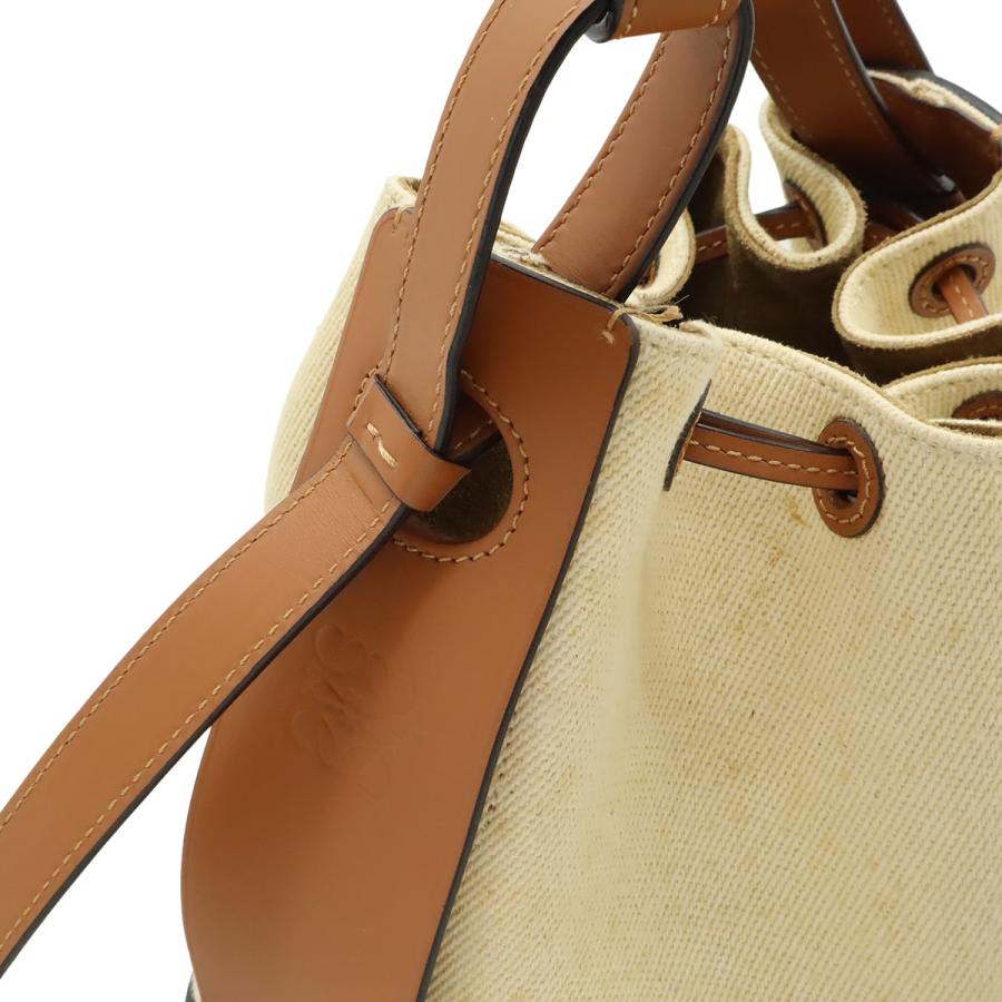 LOEWE ロエベ バルーンバッグ ショルダーバッグ 2WAY ハンドバッグ キャンバス レザー ベージュ タン ブラウン 326.38AC30 | LOEWE | 07