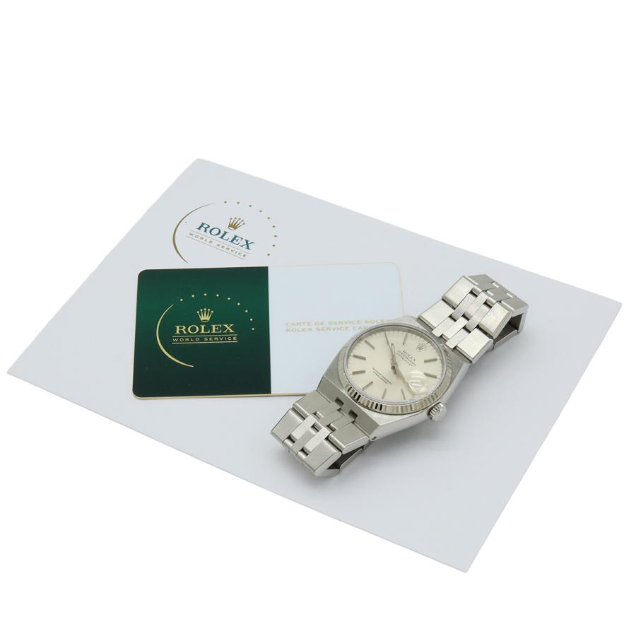 ROLEX ロレックス デイトジャスト シルバー文字盤 SS K18WG E番 メンズ QZ クォーツ 腕時計 17014 | ROLEX | 08