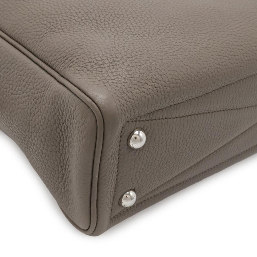 HERMES エルメス ヴィクトリア40 ボストンバッグ ハンドバッグ トラベル トリヨンクレマンス レザー エトゥープ グレージュ シルバー金具 | HERMES | 02