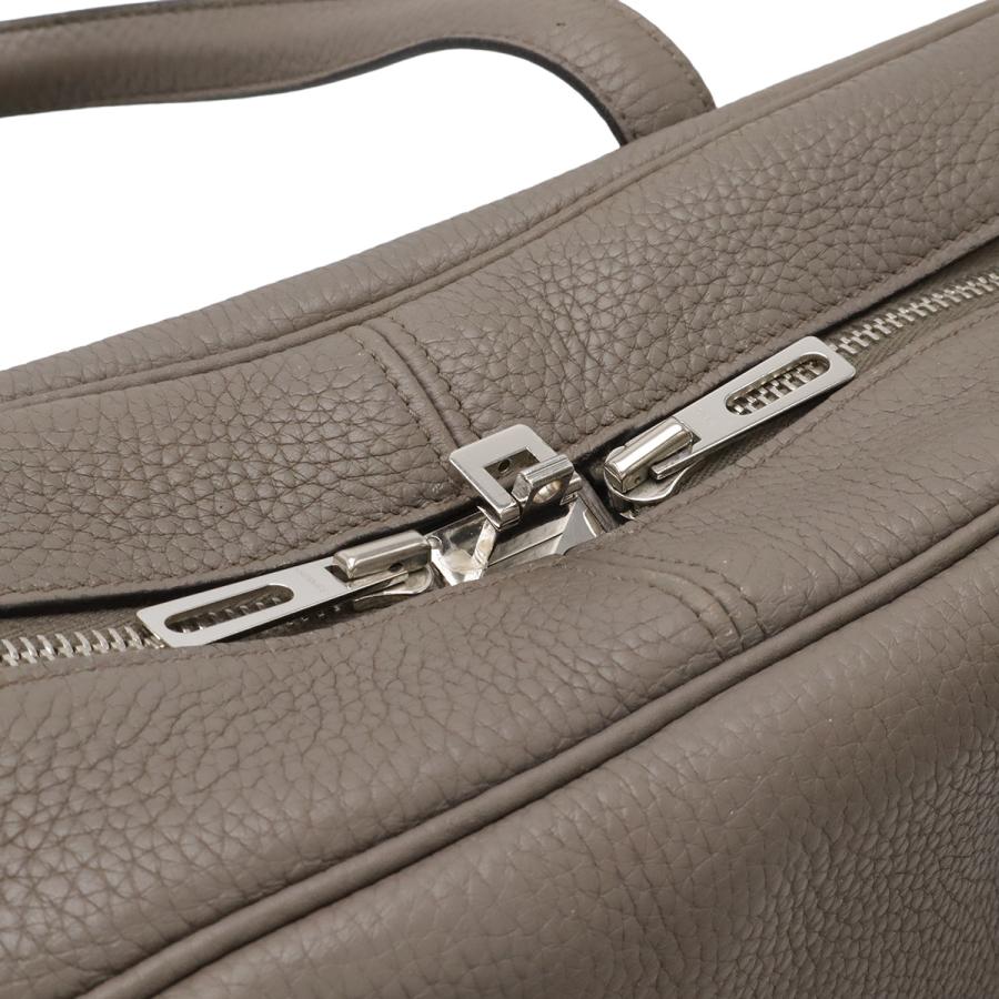 HERMES エルメス ヴィクトリア40 ボストンバッグ ハンドバッグ トラベル トリヨンクレマンス レザー エトゥープ グレージュ シルバー金具 | HERMES | 03