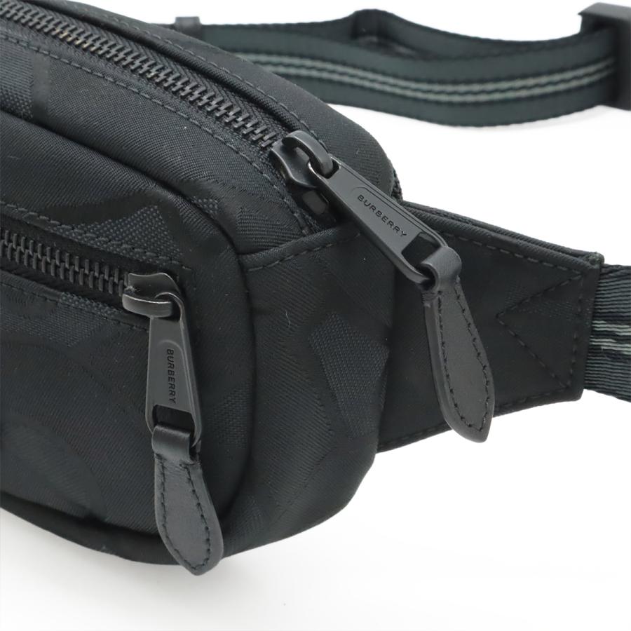 BURBERRY バーバリー TBモノグラム キャノン ボディバッグ バムバッグ ウエストポーチ ナイロンキャンバス レザー ブラック 黒 | BURBERRY | 03