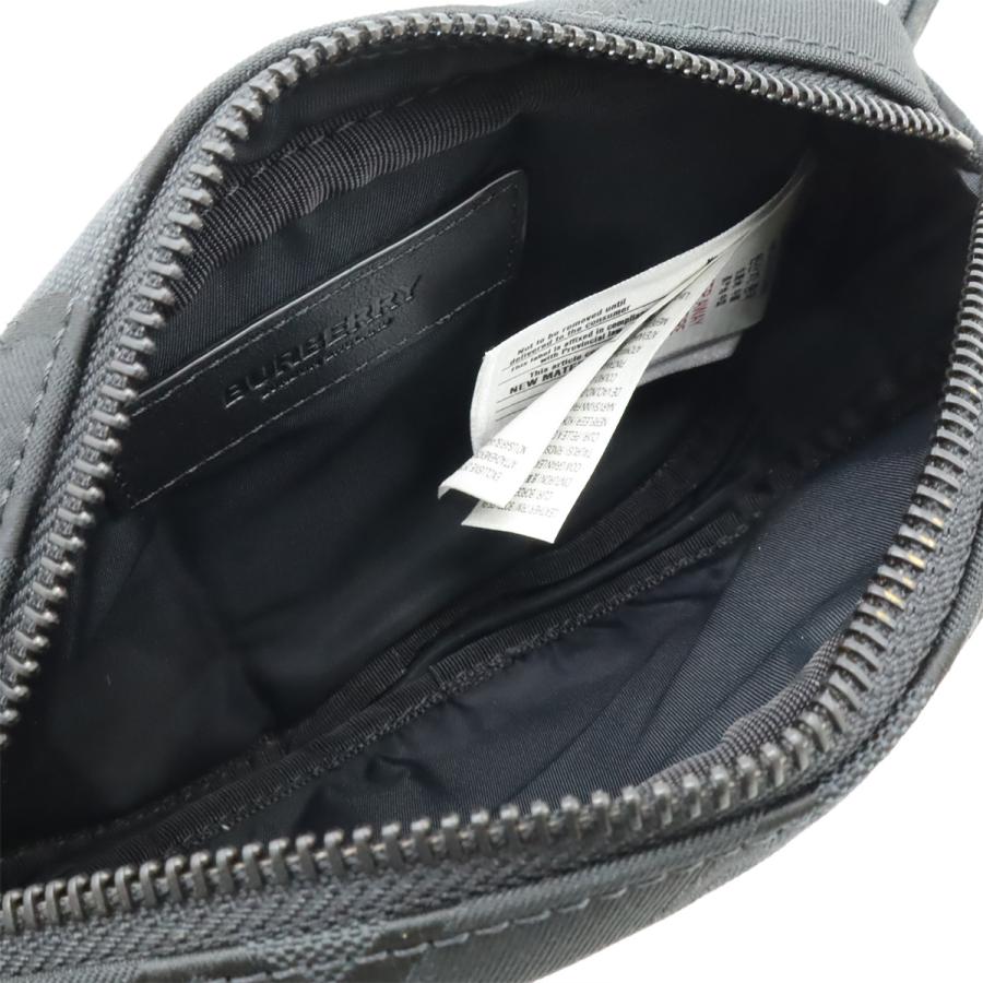 BURBERRY バーバリー TBモノグラム キャノン ボディバッグ バムバッグ ウエストポーチ ナイロンキャンバス レザー ブラック 黒 | BURBERRY | 05