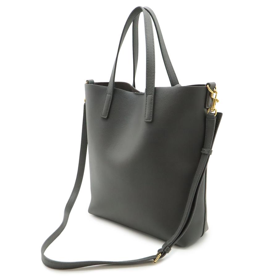 SAINT LAURENT PARIS サン ローラン パリ YSL イブサンローラン トイ ショッピング トートバッグ 2WAYショルダー レザー グレー 600307 |  | 01