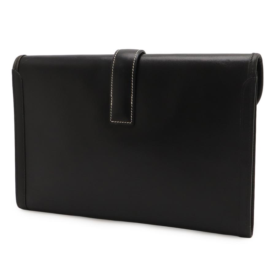HERMES エルメス ジジェPM セカンドバッグ クラッチバッグ ビジネスバッグ レザー ブラック 黒 | HERMES | 01