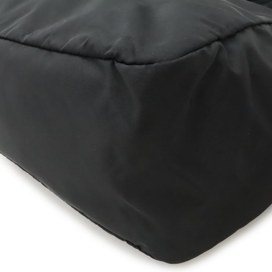 PRADA プラダ トライアングルロゴ トートバッグ ラージトート 2WAY ショルダーバッグ 斜め掛け ナイロン レザー NERO 黒 ブラック BR4051 | PRADA | 02