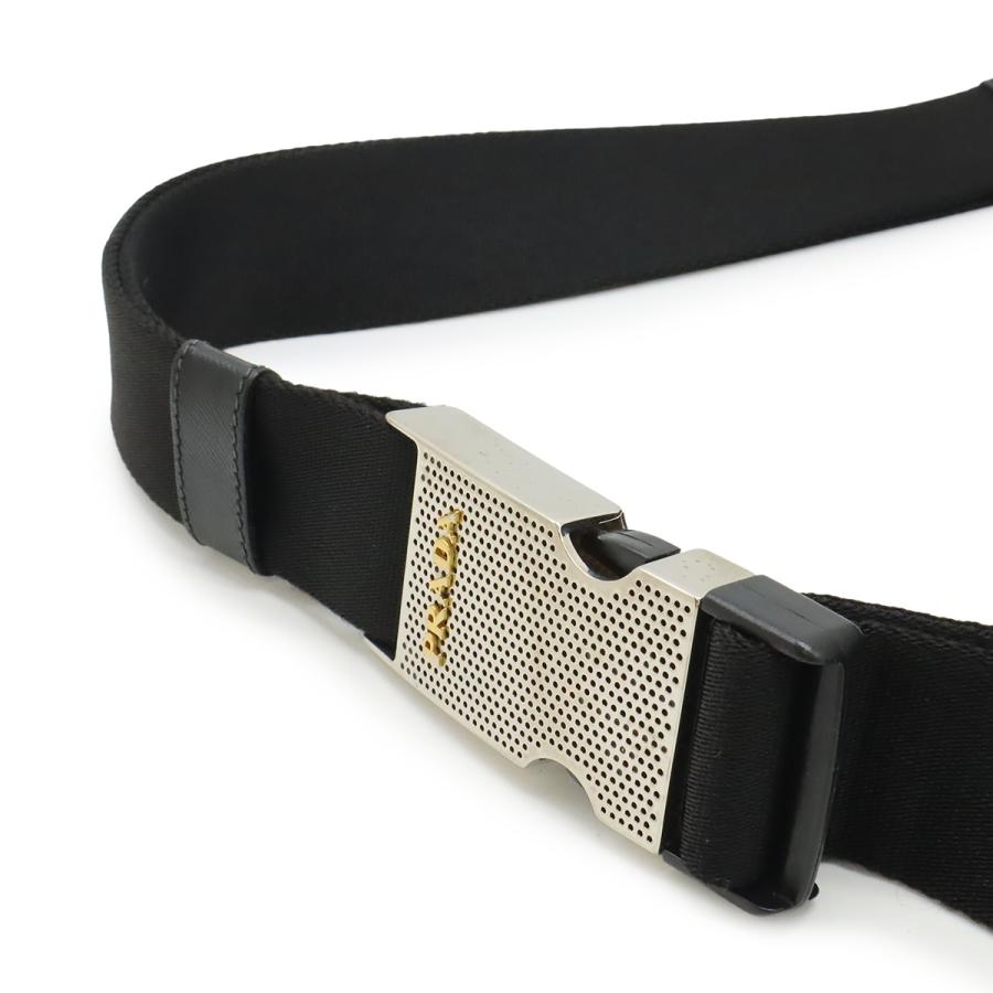 PRADA プラダ ショルダーバッグ メッセンジャーバッグ キルティング ナイロン レザー NERO 黒 ブラック シルバー金具 国内免税店購入品 | PRADA | 04