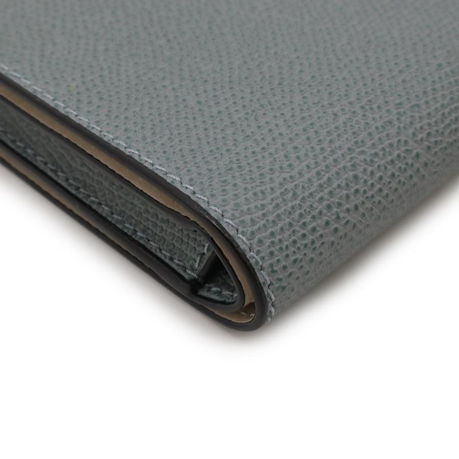 valextra ヴァレクストラ バレクストラ 2つ折財布 二つ折り財布 レザー パウダーブルー | Valextra | 02