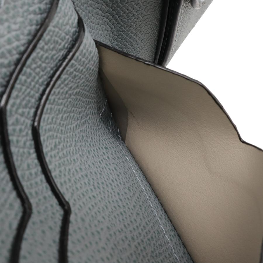 valextra ヴァレクストラ バレクストラ 2つ折財布 二つ折り財布 レザー パウダーブルー | Valextra | 05