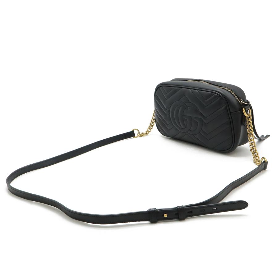 GUCCI（グッチ） GGマーモント ショルダーバッグ ポシェット チェーン