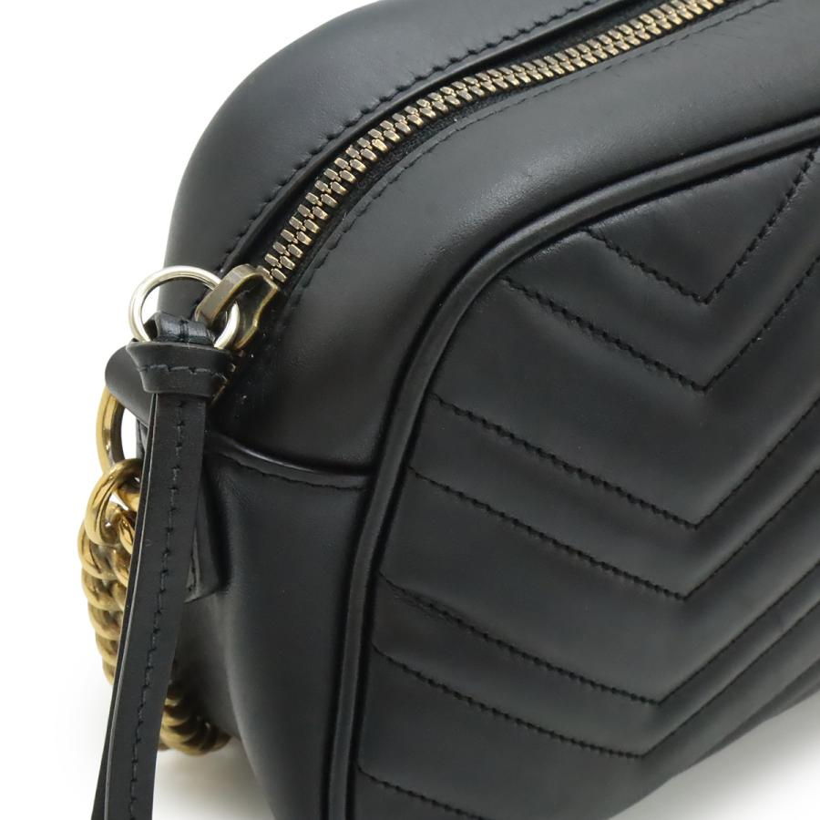 GUCCI（グッチ） GGマーモント ショルダーバッグ ポシェット チェーン