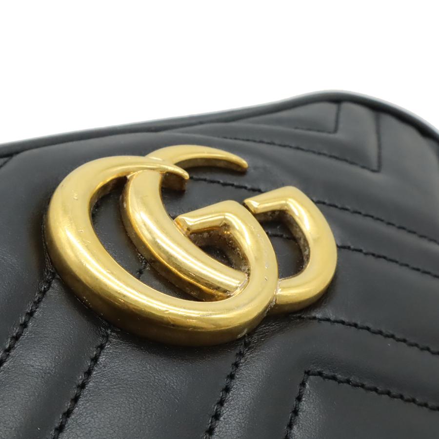 GUCCI（グッチ） GGマーモント ショルダーバッグ ポシェット チェーン