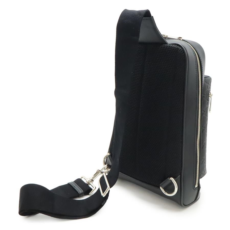 GUCCI グッチ クロスボディバッグ スリングバッグ グッチシマ レザー