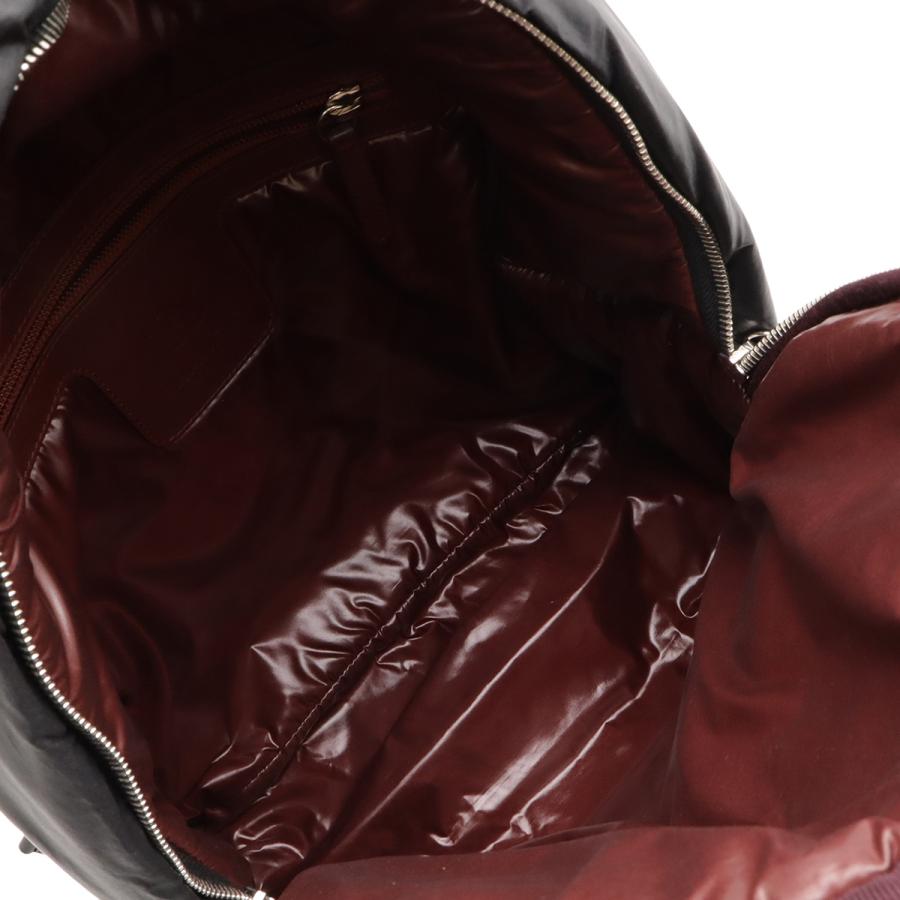 CHANEL シャネル コココクーン バックパック リュックサック デイパック キルティング ナイロン レザー ブラック 黒 ボルドー A92559 | CHANEL | 06