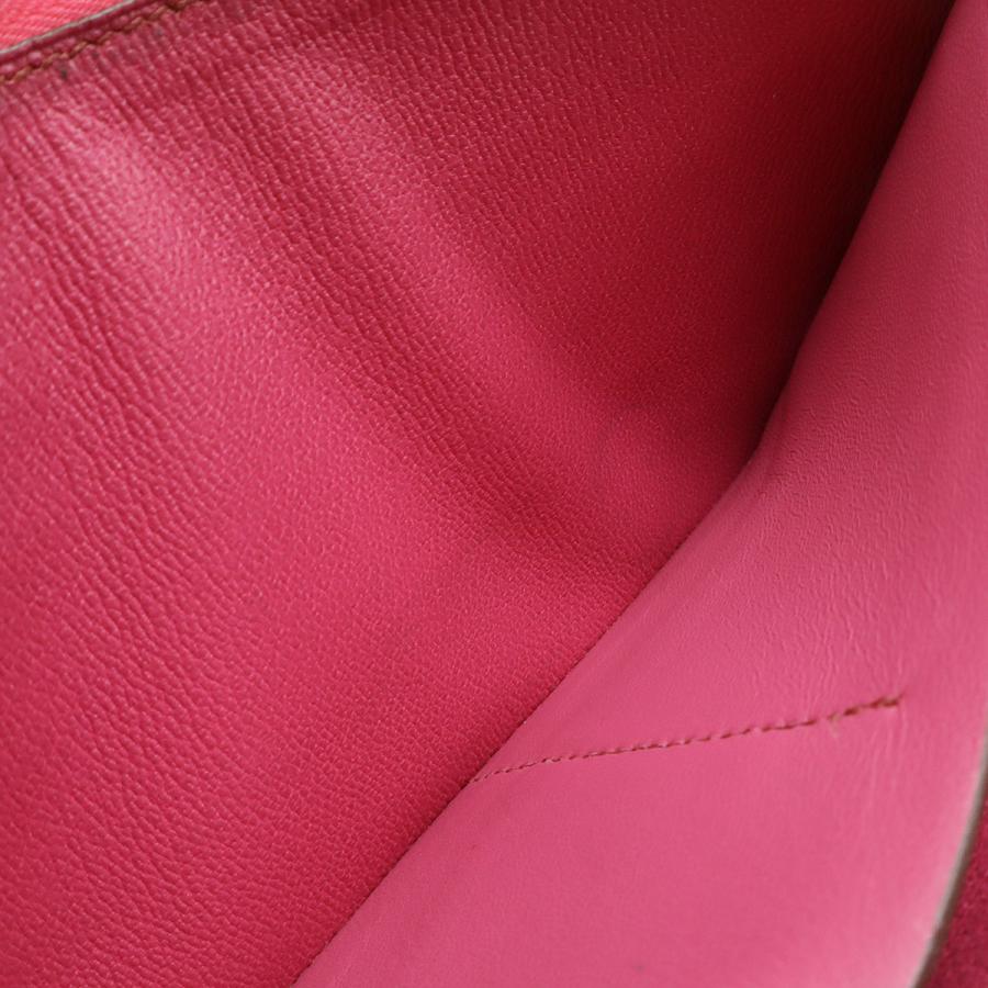 HERMES エルメス アザップロング ラウンドファスナー 長財布 アリゲーター クロコダイル フューシャピンク シルバー金具 □P刻印 | HERMES | 05