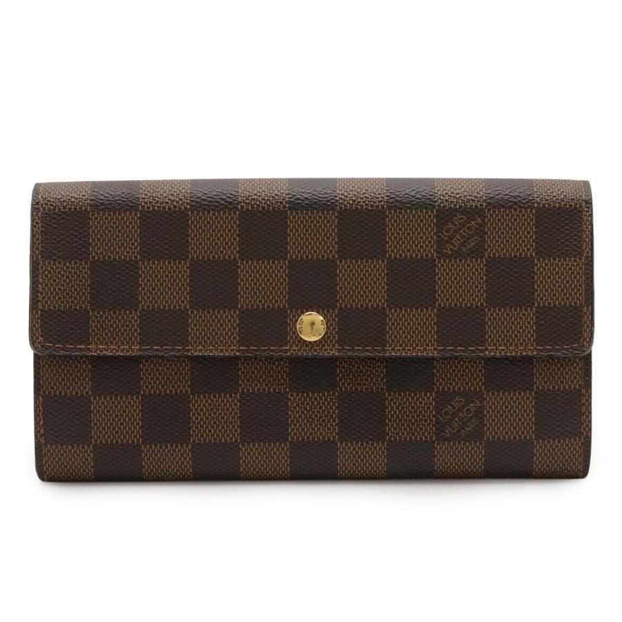 LOUIS VUITTON ルイ ヴィトン ダミエ ポルトフォイユ サラ 2つ折長財布 二つ折り長財布 2つ折ファスナー長財布 N61734 | LOUIS VUITTON