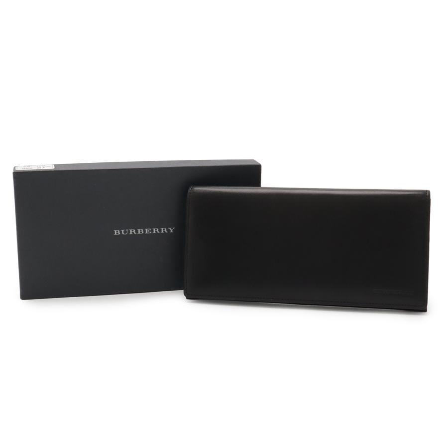 BURBERRY バーバリー ロゴ 2つ折長財布 二つ折り長財布 レザー ブラック 黒 | BURBERRY | 07