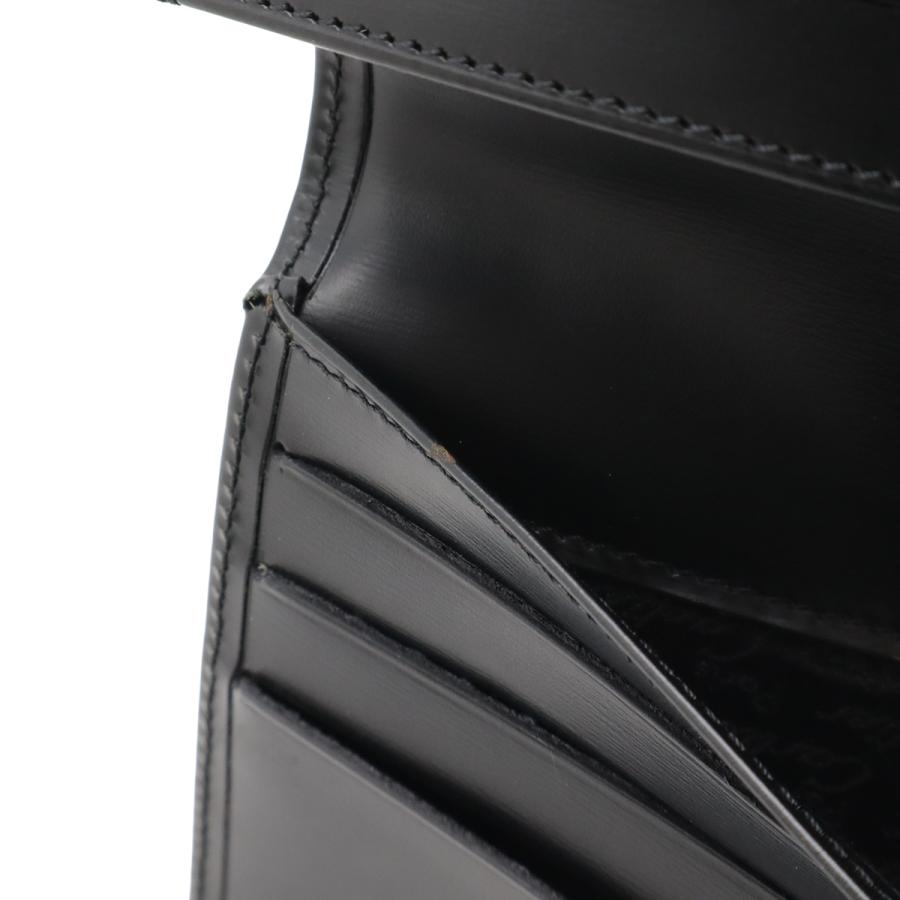 Cartier カルティエ パシャ ドゥ カルティエ パシャライン 2つ折長財布 二つ折り長財布 カーフ レザー ブラック 黒 シルバー金具 L3000440 | Cartier | 08