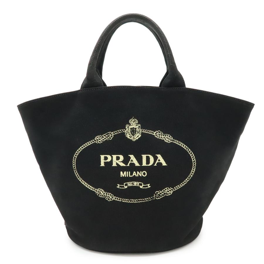 限定価格‼ カナパ　ハンドバッグ トートバッグ PRADA（プラダ） カナパ トートバッグ ハンドバッグ キャンバス レザー