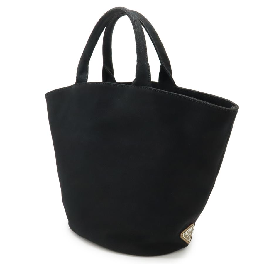 PRADA（プラダ） カナパ トートバッグ ハンドバッグ キャンバス レザー