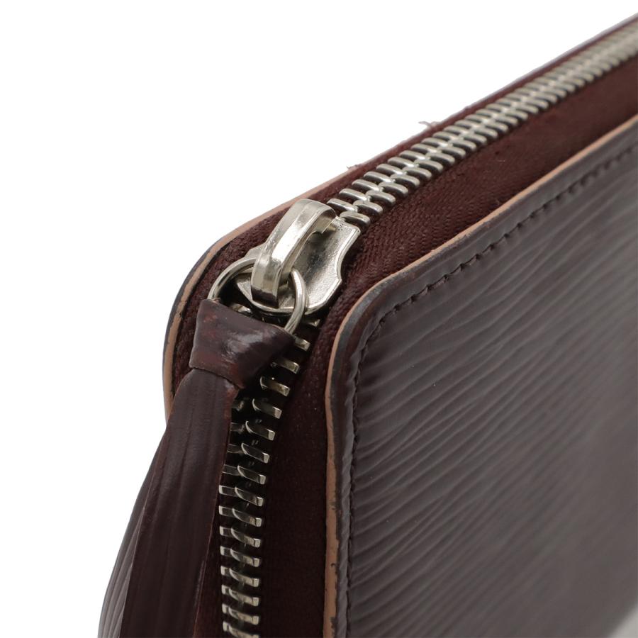 LOUIS VUITTON ルイ ヴィトン エピ ポルトフォイユ クレマンス ラウンドファスナー 長財布 レザー プルーム バーガンディー シルバー金具 | LOUIS VUITTON | 03