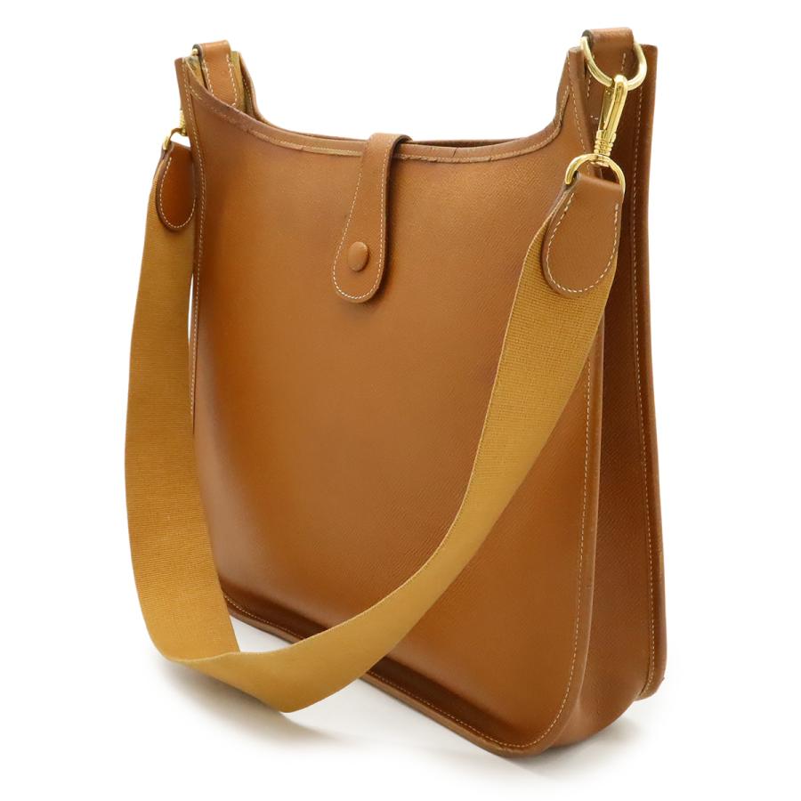 HERMES エルメス エヴリン エブリンI エブリン1 GM ショルダーバッグ ヴォーエプソン レザー ゴールド ライトブラウン ゴールド金具 | HERMES | 01