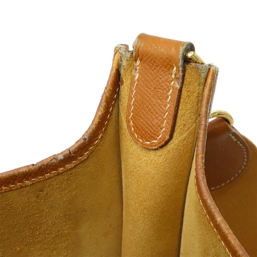 HERMES エルメス エヴリン エブリンI エブリン1 GM ショルダーバッグ ヴォーエプソン レザー ゴールド ライトブラウン ゴールド金具 | HERMES | 04