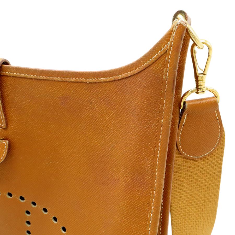 HERMES エルメス エヴリン エブリンI エブリン1 GM ショルダーバッグ ヴォーエプソン レザー ゴールド ライトブラウン ゴールド金具 | HERMES | 06