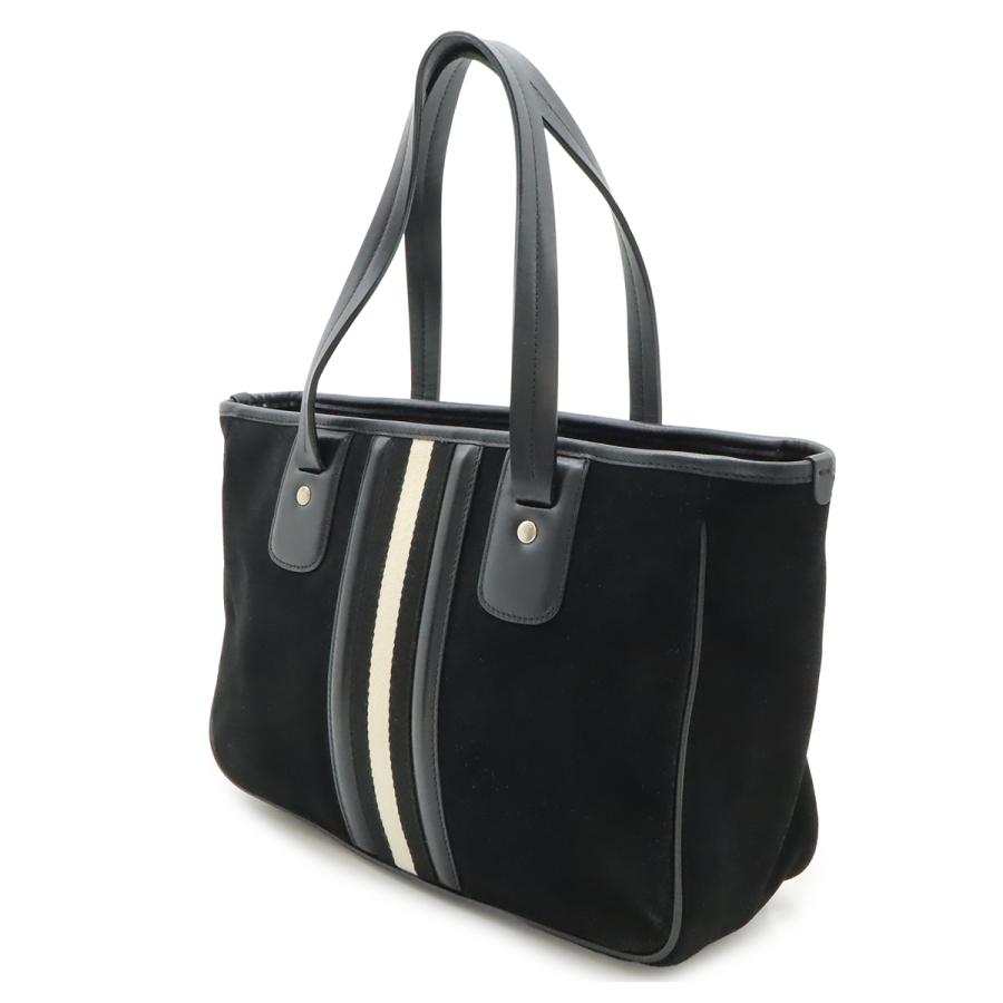 BALLY バリー トレインスポッティング ハンドバッグ スエード レザー ブラック 黒 ホワイト 白 | Bally | 01