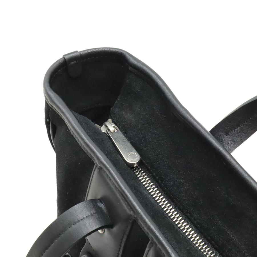 BALLY バリー トレインスポッティング ハンドバッグ スエード レザー ブラック 黒 ホワイト 白 | Bally | 04