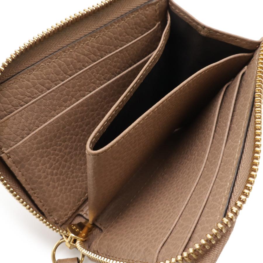 GUCCI グッチ GGマーモント GGスプリーム コンパクトウォレット L字ファスナー 財布 ピンクベージュ ベージュ ゴールド金具 658609 | GUCCI | 04