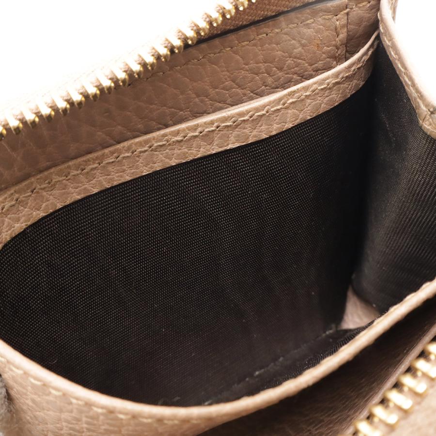GUCCI グッチ GGマーモント GGスプリーム コンパクトウォレット L字ファスナー 財布 ピンクベージュ ベージュ ゴールド金具 658609 | GUCCI | 06