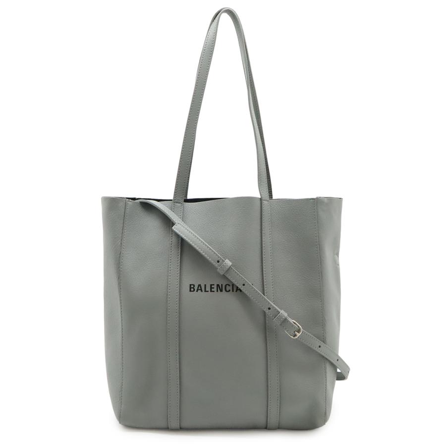 BALENCIAGA バレンシアガ エブリデイ トート XS ロゴ トートバッグ 2WAY ショルダーバッグ 斜め掛け レザー グレー 551810 | BALENCIAGA