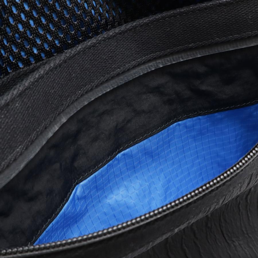 BOTTEGA VENETA ボッテガ ヴェネタ ショルダーバッグ バケツバッグ ドローストリングバッグ 巾着 メッシュ ナイロン ブラック 黒 ブルー | BOTTEGA VENETA | 08