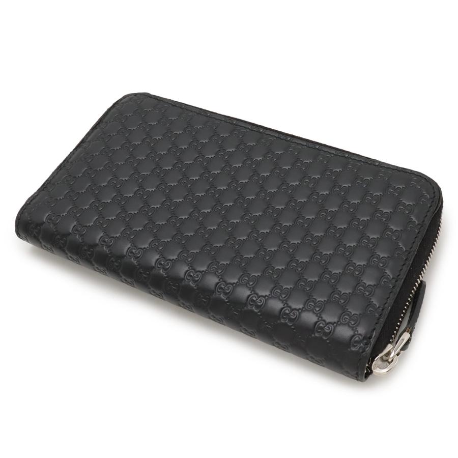 GUCCI（グッチ） マイクログッチシマ ラウンドファスナー 長財布