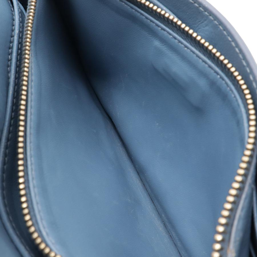 PRADA プラダ SAFFIANO サフィアーノ ショルダーウォレット ショルダーバッグ 2WAY クラッチバッグ レザー ライトブルー 水色 | PRADA | 05