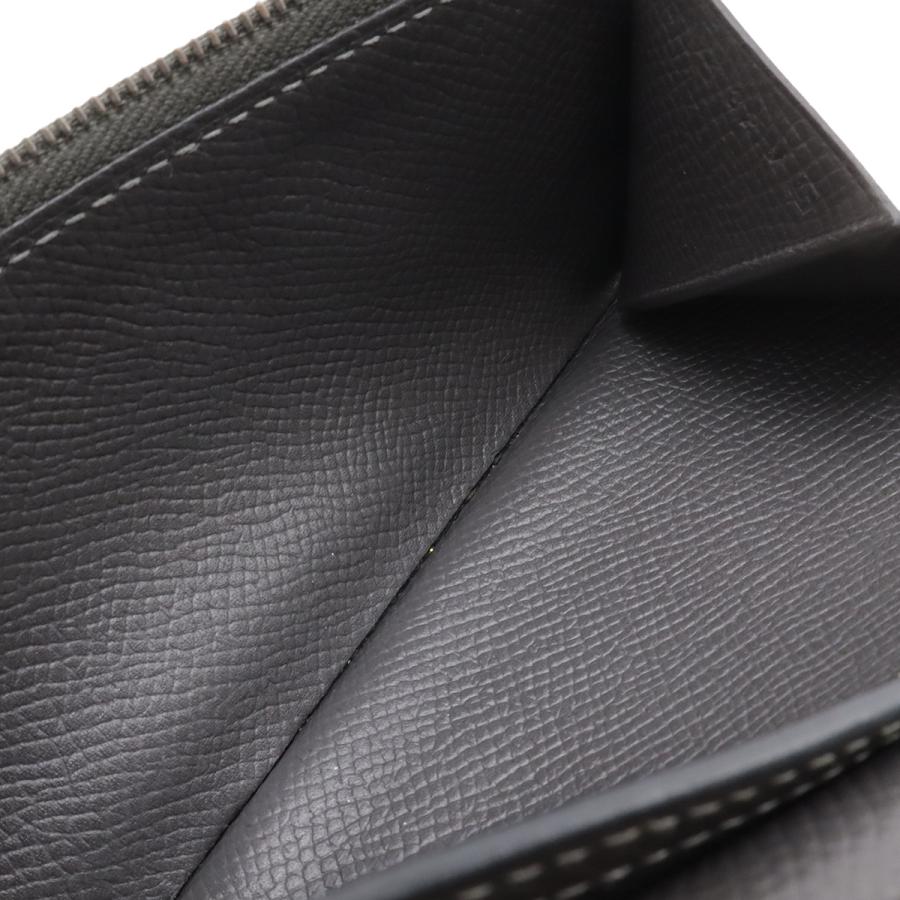 HERMES エルメス ベアンスフレ レザーロングウォレット 二つ折り財布 長財布 ゴールド金具 Y刻印 ブラック HERMES（エルメス） ベアンスフレ 2つ折長財布 二つ折り長財布 ヴォー