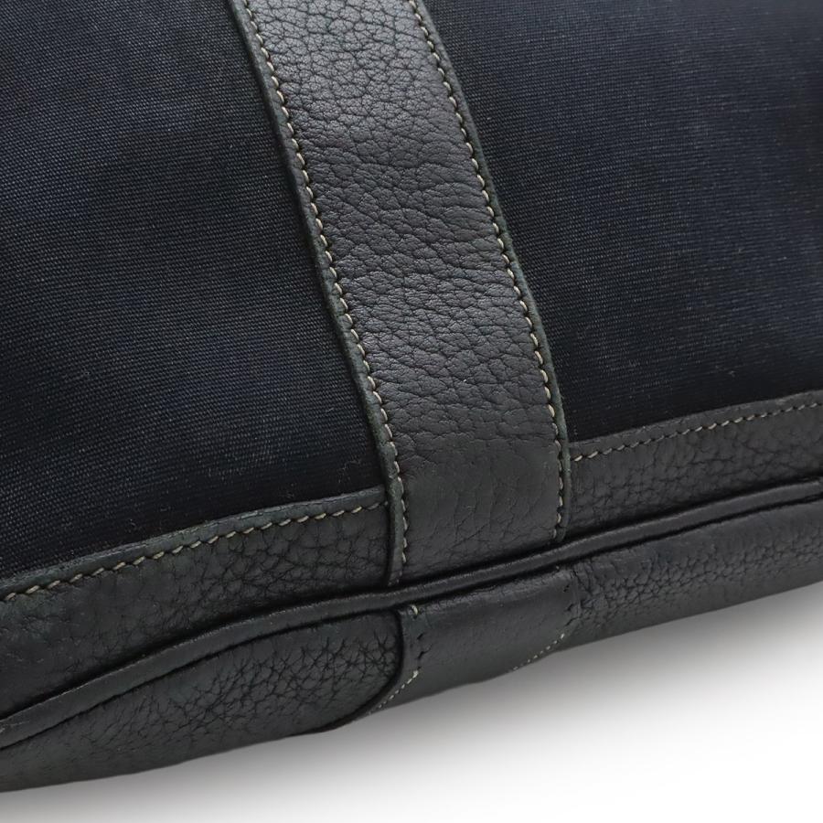 HERMES エルメス ガーデンパーティMM トートバッグ ハンドバッグ ショルダートート トワルオフィシエ レザー ブラック 黒 T刻印 | HERMES | 08